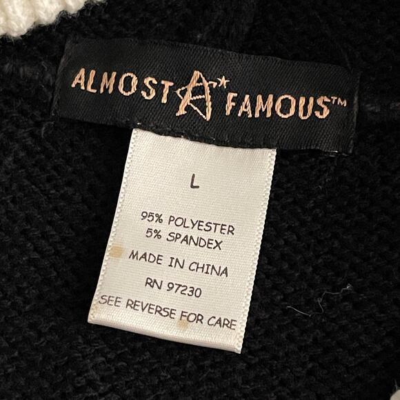 Almost Famous Elf Yourself I WANT IT ALL Ugly Christmas Sweater Dress Size L - Picture 3 of 4